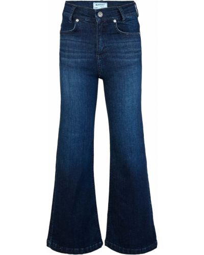 Jednofarebné bavlnené džínsy s opaskom Blue Effect