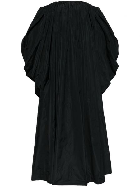 Saténové večerné šaty Stella Mccartney čierna