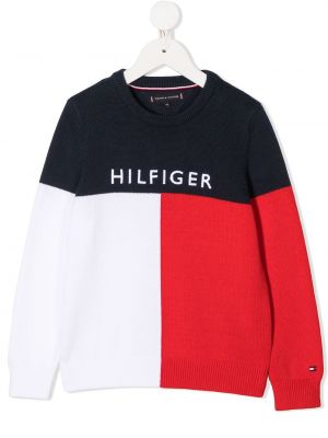 Hettegenser for jenter Tommy Hilfiger Junior blå