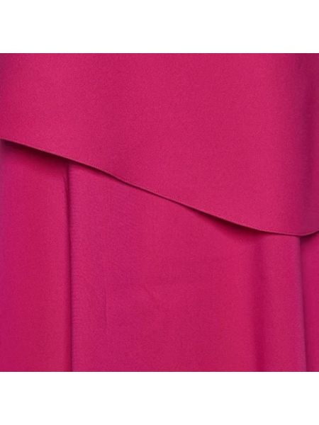 Vestido de seda Oscar De La Renta Pre-owned rosa