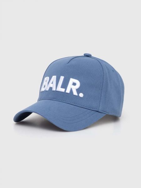 Niebieska czapka z daszkiem bawełniana Balr.