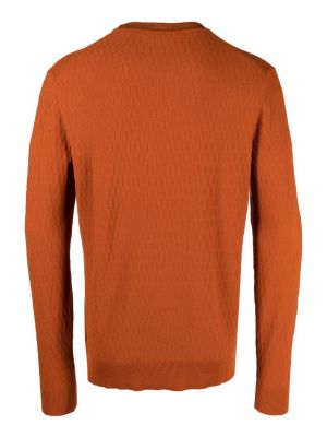 Pletený svetr Zanone oranžový