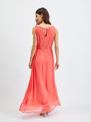 Dlouhé šaty Orsay ružová