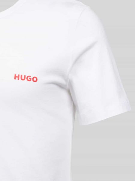 Koszulka z nadrukiem Hugo niebieska