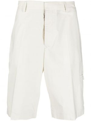 Plisirane bermuda kratke hlače Lardini bela