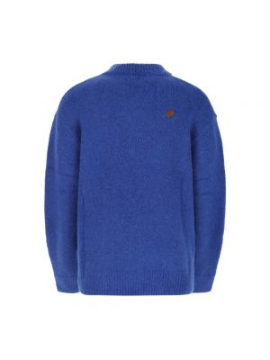 Sweter z dekoltem w serek Ader Error niebieski