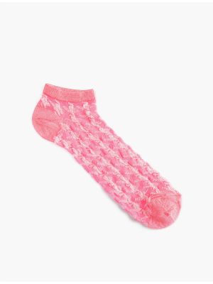 Однотонные носки Koton розовые