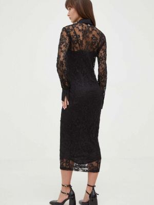 Testhezálló hosszú ruha Blugirl Blumarine fekete