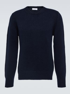 Кашемировый свитер Sunspel синий