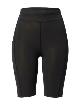 Jednofarebné teplákové nohavice skinny fit s opaskom Icepeak - čierna
