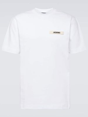 T-shirt di cotone Jacquemus bianco