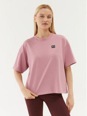 T-shirt oversize large Under Armour rose