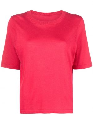 T-shirt con scollo tondo Chinti & Parker rosa