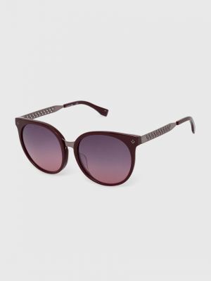 Hnědé sluneční brýle Lacoste