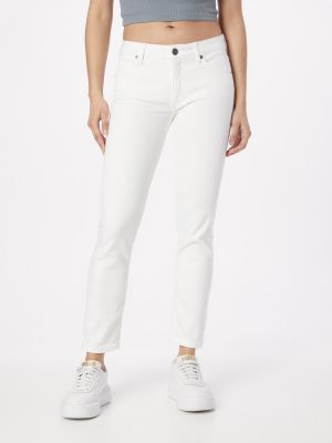 Skinny τζιν Calvin Klein λευκό