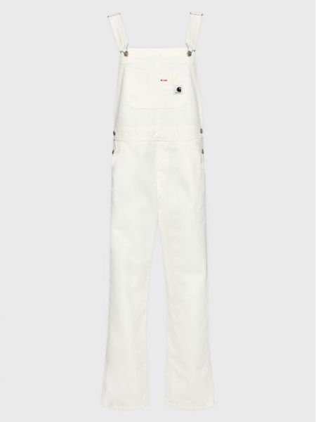 Ogrodniczki Bib Overall I030761 Biały Regular Fit Carhartt Wip