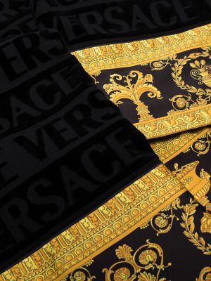 Peldmētelis Versace melns