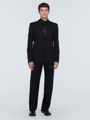 Woll blazer Givenchy schwarz