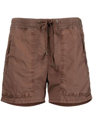 Shorts med fickor James Perse brun