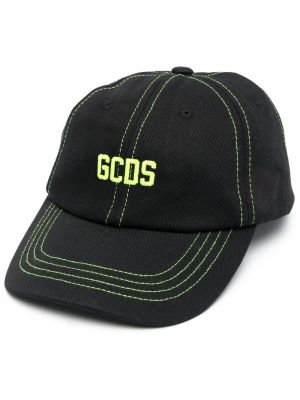 Haftowana czapka z daszkiem Gcds czarna