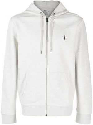 Strick hoodie mit reißverschluss Polo Ralph Lauren grau