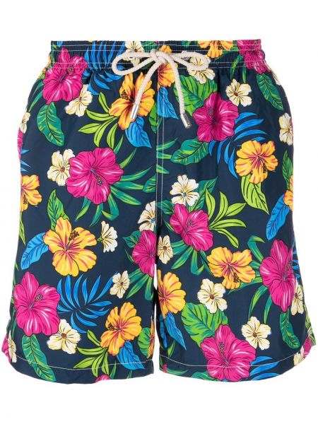 Trykt floral shorts Mc2 Saint Barth blå