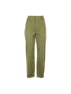 Zielone proste spodnie Reiko