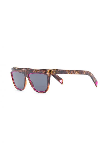 Okulary przeciwsłoneczne Fendi Eyewear brązowe