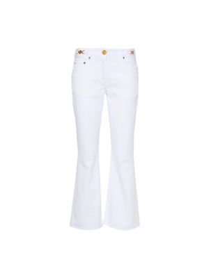 Bootcut jeans ausgestellt Versace weiß