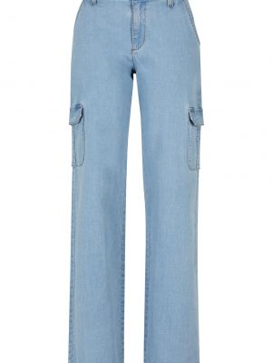 Urban Classics Pantaloni eleganți   denim - Albastru