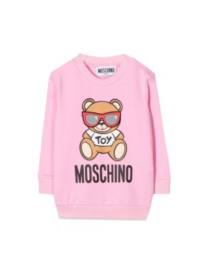 Bluza dresowa Moschino różowa