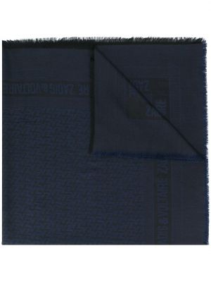 Bufanda de tejido jacquard Zadig&voltaire azul