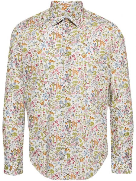 Košulja s cvjetnim printom s printom Paul Smith bijela