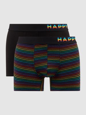 Bokserki slim fit Happy Shorts czarne