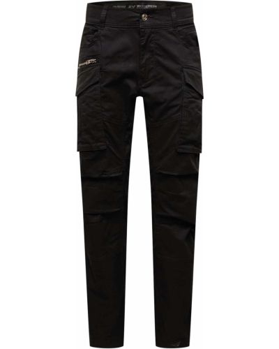 „cargo“ stiliaus kelnės Replay juoda