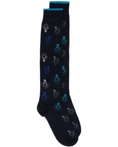 Calcetines con estampado Marcoliani azul