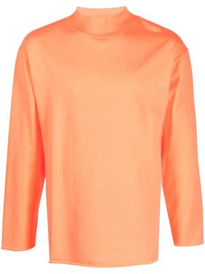 Pamut póló nyomtatás Erl narancsszínű