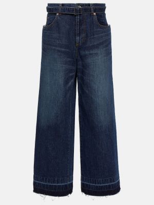 Синие джинсы Sacai