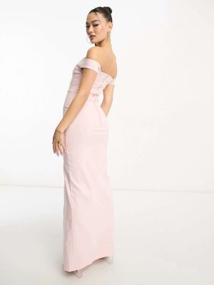 Длинное платье Vesper розовое