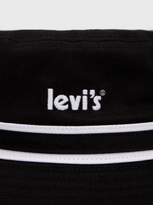 Хлопковая шляпа Levi’s® черная