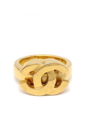 Anello placcato oro Chanel Pre-owned oro