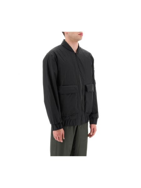 Sweatshirt mit reißverschluss Rains schwarz