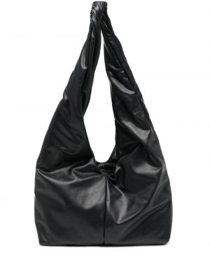 Δερμάτινη τσάντα shopper A.l.c. μαύρο