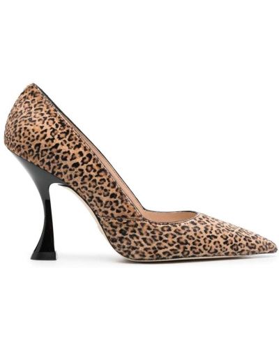 Leopard trykt sandaler Stuart Weitzman brun