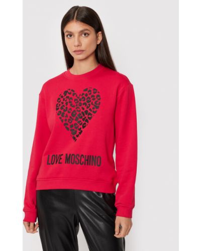 LOVE MOSCHINO Bluză W630654M 4055 Roșu Regular Fit