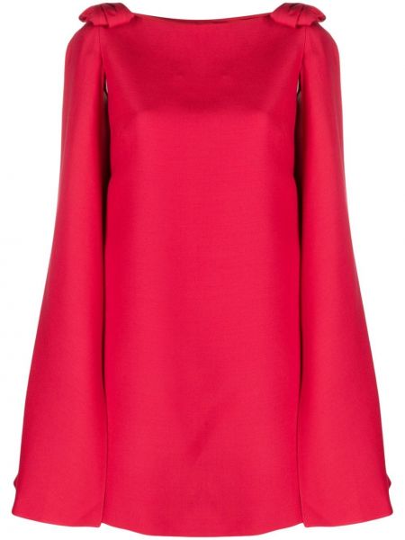 Mini-abito di lana di seta Valentino rosso