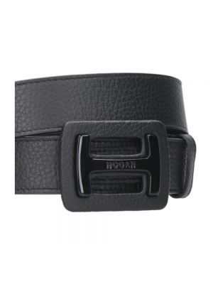 Cinturón de cuero con hebilla Hogan negro