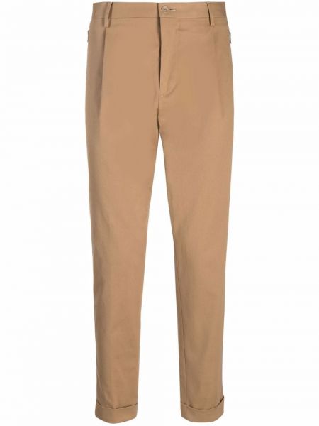 Pantalones chinos de algodón Etro beige