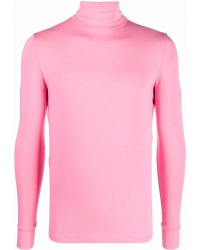 Jersey con bordado de tela jersey Raf Simons rosa