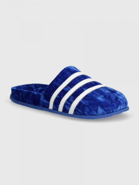 Papuci de casă Adidas albastru